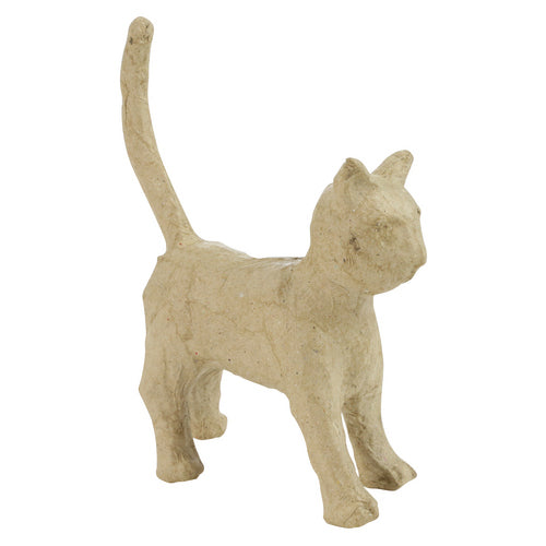 Acuarella - culori acrilice, accesorii papetarie, pensule, carioci si markere etc - Figurina decorativa din carton - Pisicuta Decopatch din categoria , perfect pentru birou si organizare eficienta, disponibil online cu livrare rapida