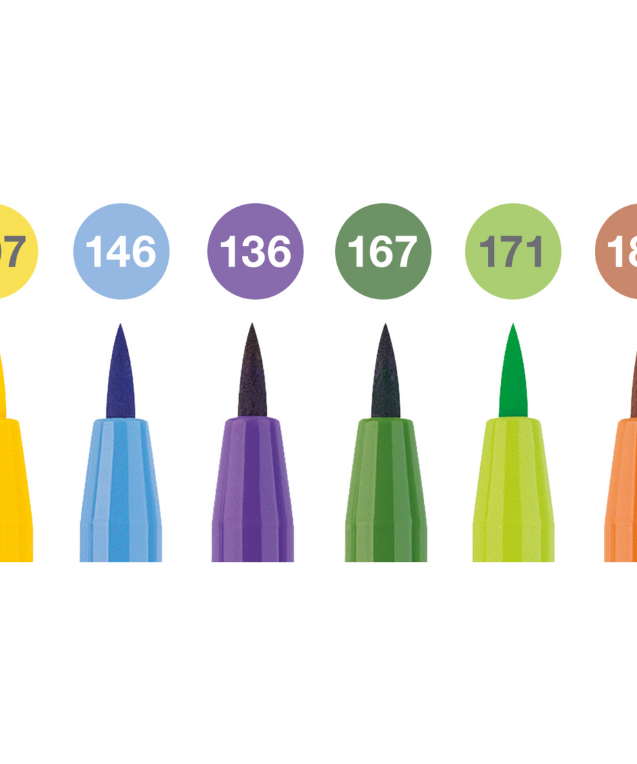 Pitt artist pen set 6 culori vara 2022 Faber-Castell