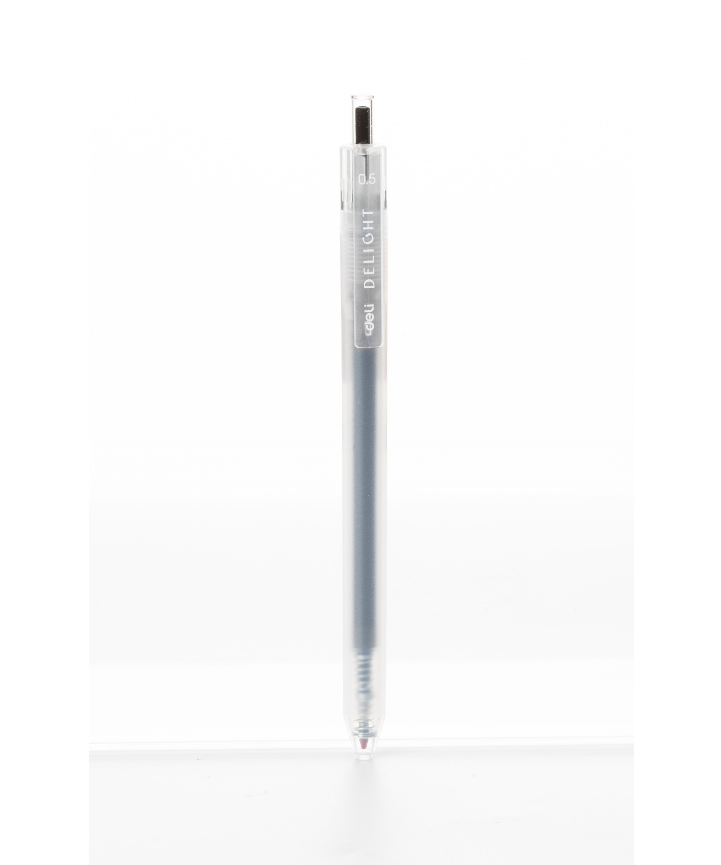 Pix cu gel si mecanism 0.5 mm negru Delight Deli