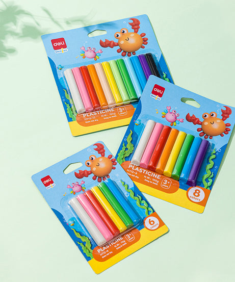 Plastilina set cu 12 culori 160g Deli