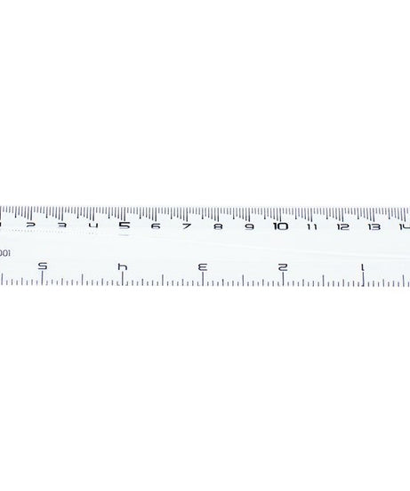 rigla transparenta 15 cm