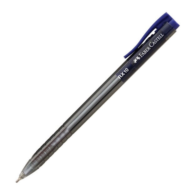 Roller 1.0 mm Semi-Gel cu mecanism albastru RX10 Faber-Castell