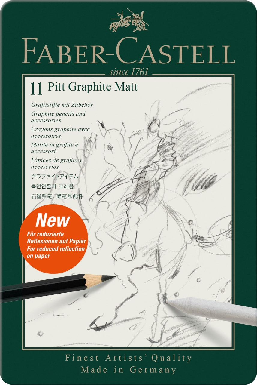 Set 11 bucati Graphite Matt Pitt Faber-Castell