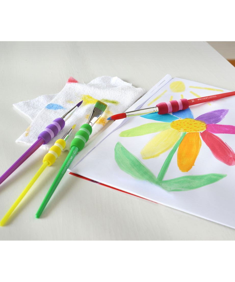 Set 4 pensule soft touch Faber-Castell