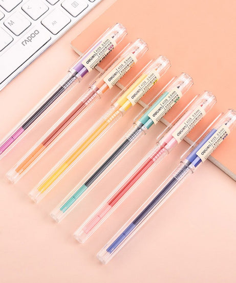 Pix cu gel set 6 buc culori pastel Deli