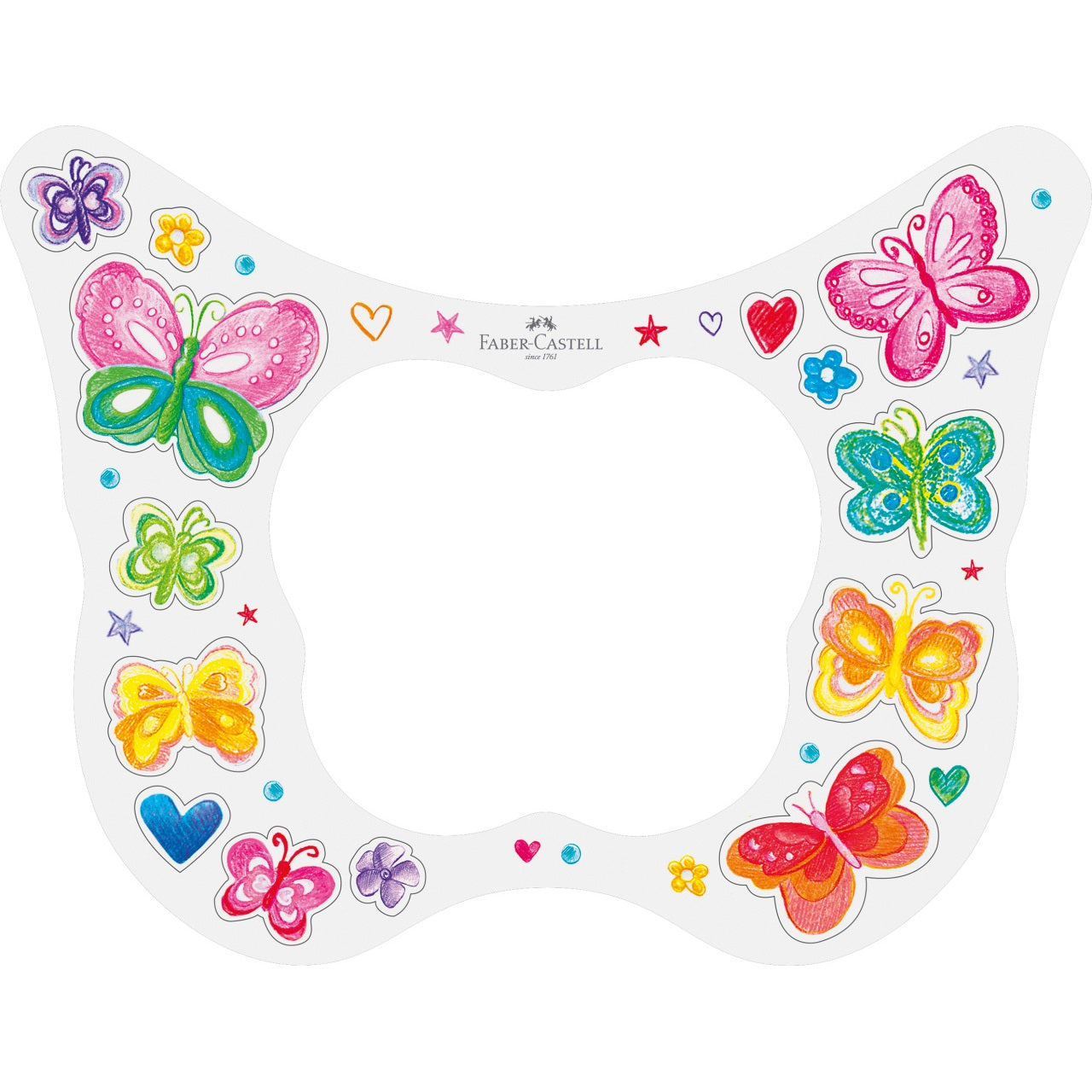 Creioane colorate Sparkle Butterfly set cadou 20 culori Faber-Castell