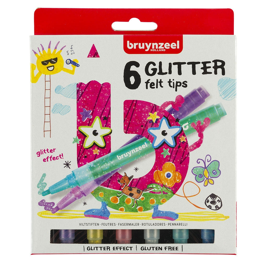 Set carioci Glitter Felt Tips 6