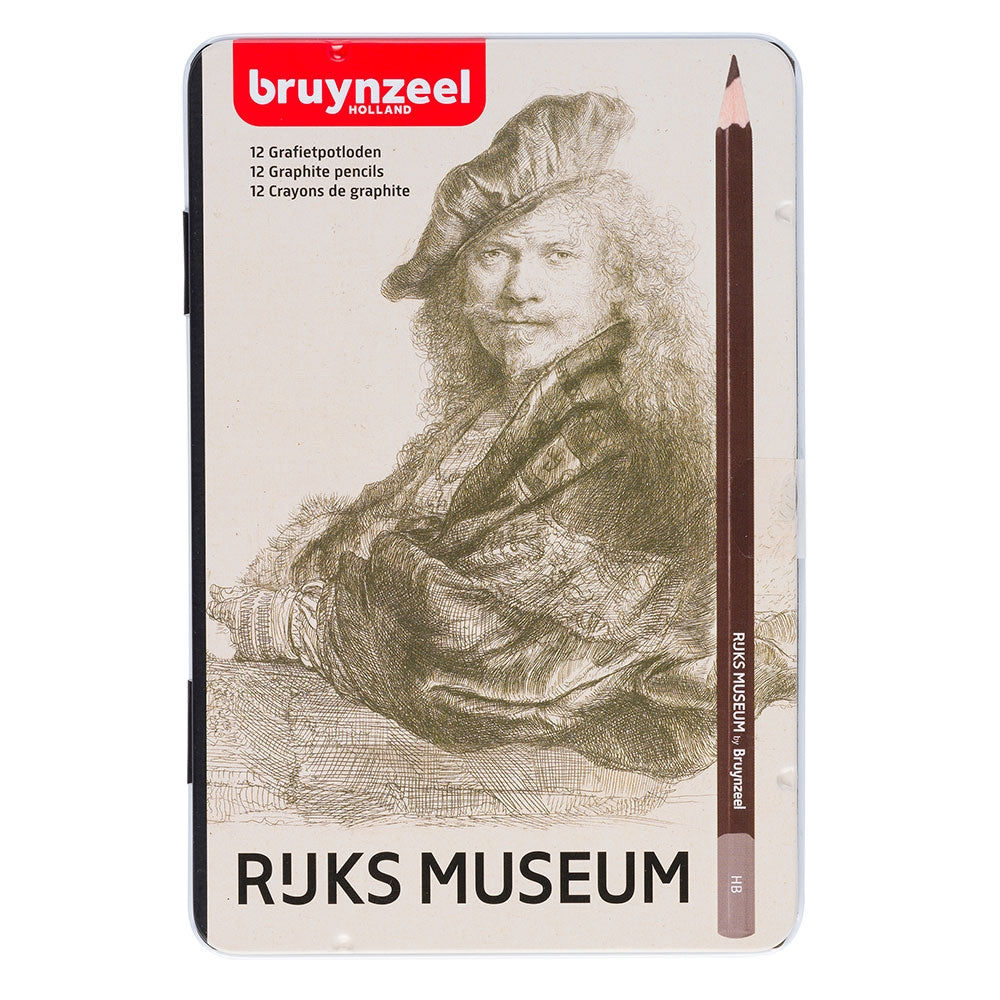 Set creioane grafit Bruynzeel Rembrandt 12
