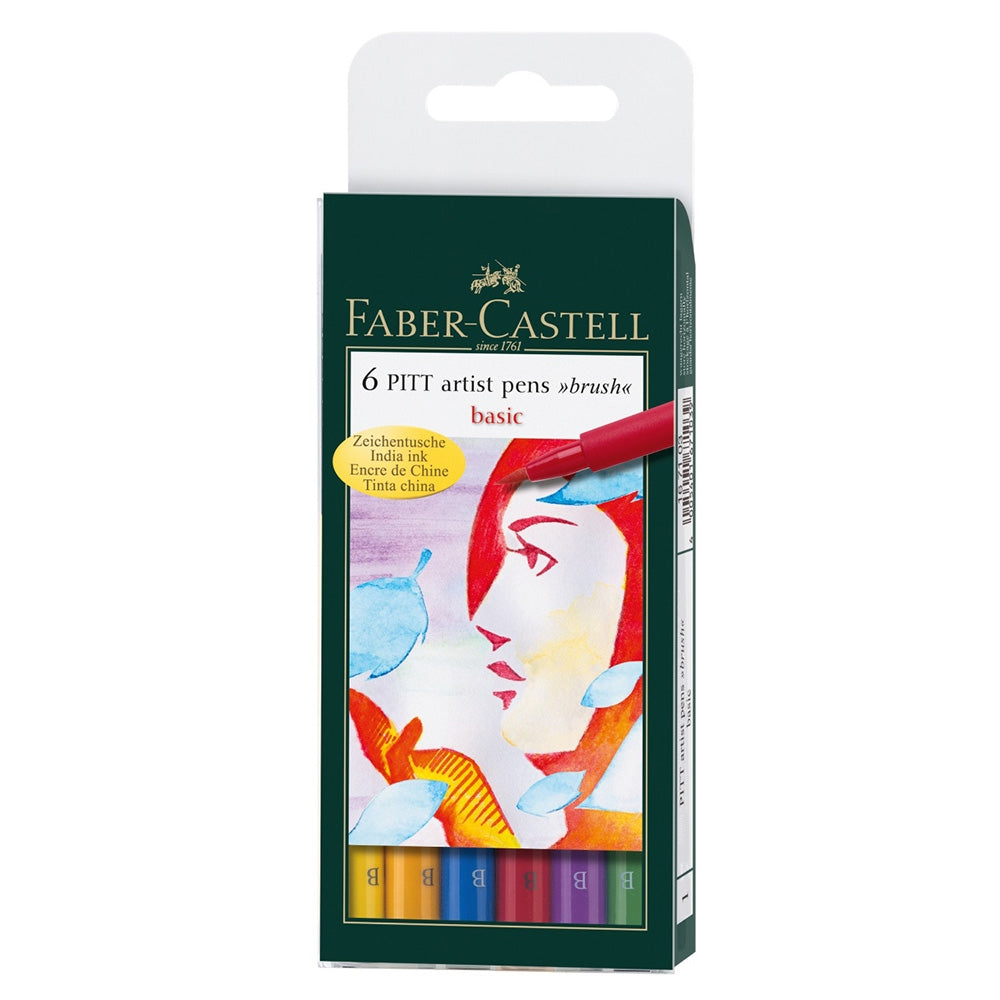 Set carioci Faber Castell Pitt Artist B 6 - Basic