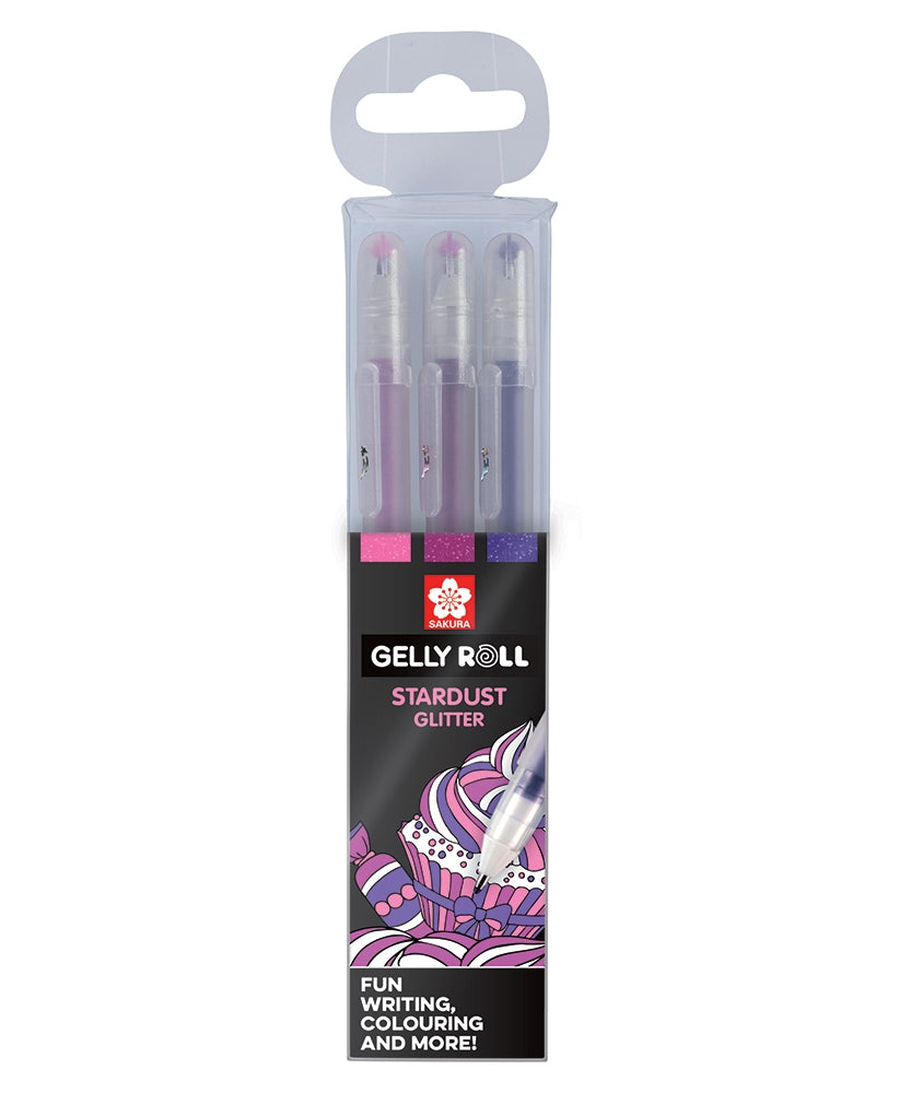 Seturi 3 pixuri Gelly Stardust