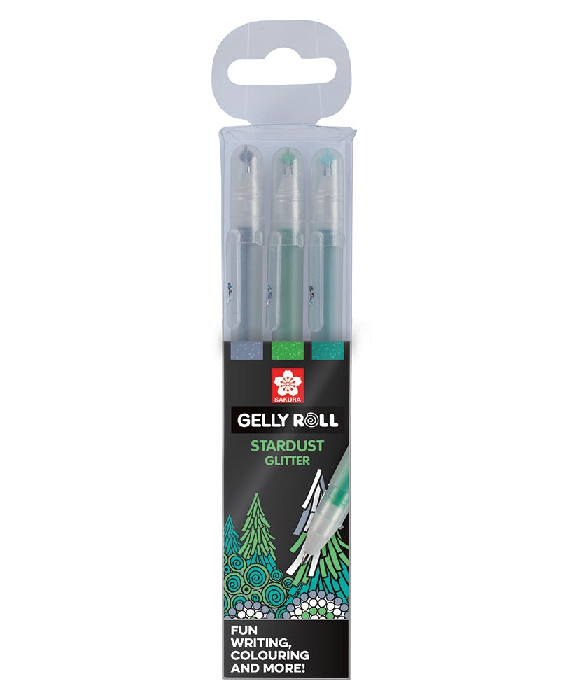 Seturi 3 pixuri Gelly Stardust