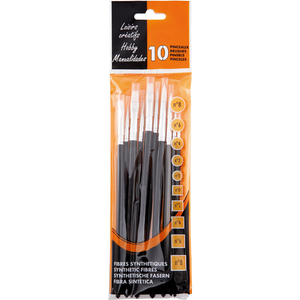 Set 10 pensule sintetice P10531