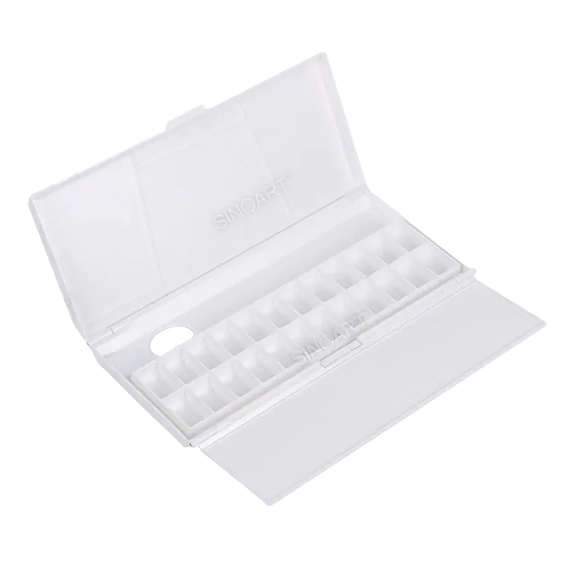 Paleta pictura din plastic pliabila 24 culori SinoArt
