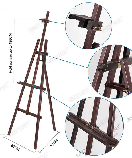 Sevalet de atelier ajustabil Lyra din lemn SinoArt