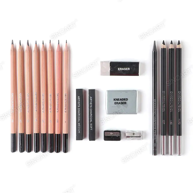 Set pentru schite cu 18 piese SinoArt