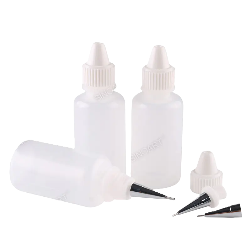 Set 3 recipiente din plastic 15ml pentru vopsea fluida SinoArt
