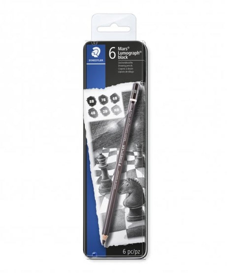 Set 6 creioane Lumograph Black Artist 100