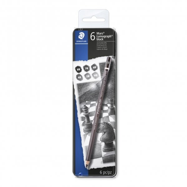 Set 6 creioane Lumograph Black Artist 100