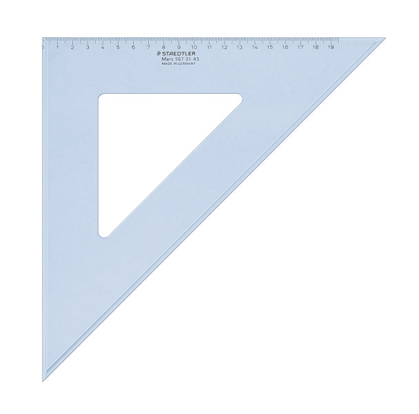 Echer Staedtler 31 cm unghi 45