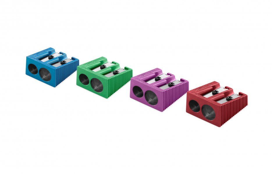 ASCUTITOARE DUBLA METAL COLOR A/R/V/M