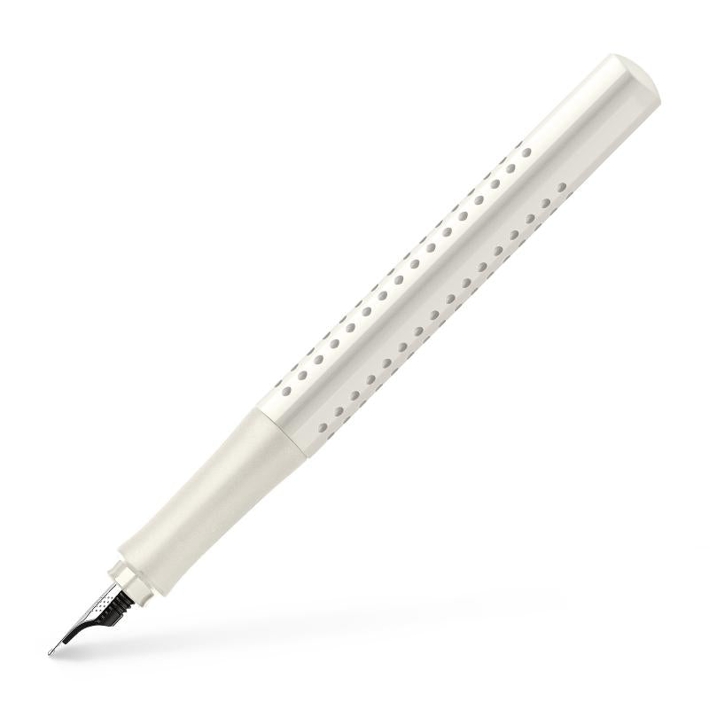 Acuarella - culori acrilice, accesorii papetarie, pensule, carioci si markere etc - Stilou GRIP Alb Cocos Faber-Castell din categoria Office Supplies > Office Instruments > Writing & Drawing Instruments > Pens & Pencils > Pens > Fountain Pens, ideal pentru scoala si teme zilnice, pret avantajos in magazin online