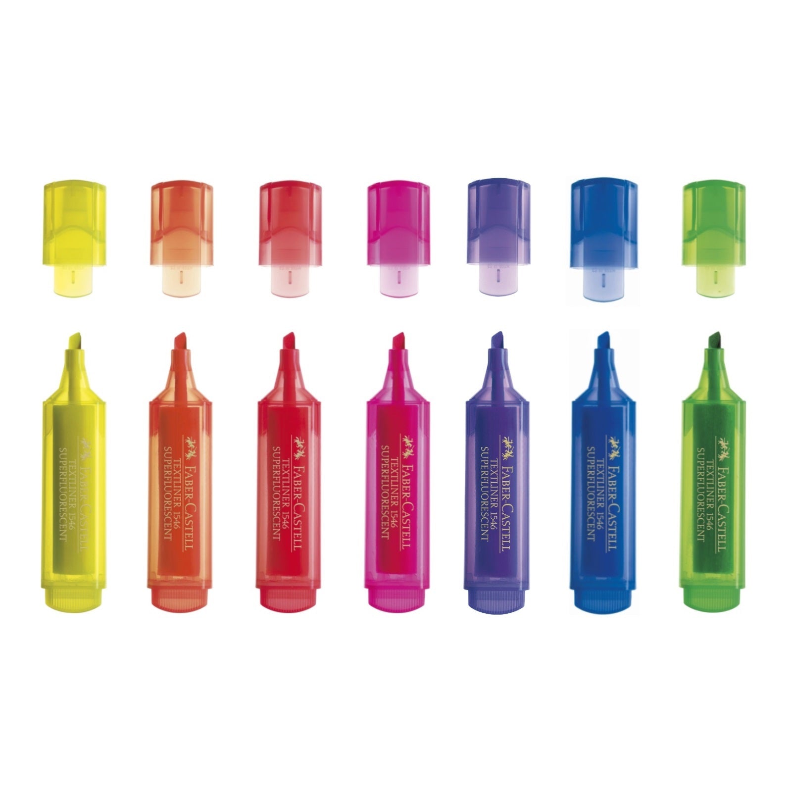 Textmarker evidentiator culori superfluorescent 1546 Faber-Castell