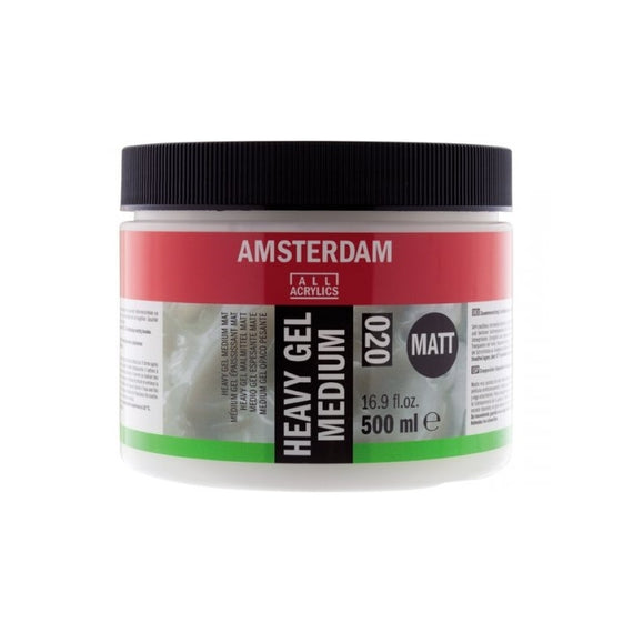 Amsterdam Heavy Gel Medium Matt 020 - 250 ml. -  din categoria , potrivit pentru uz profesional si hobby, produs original disponibil din stoc