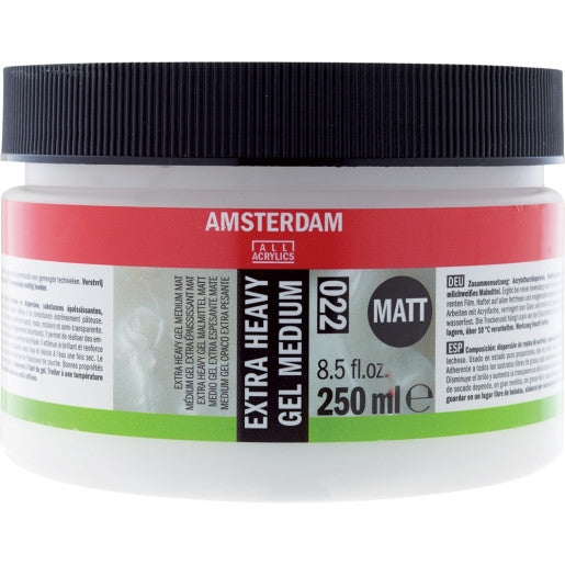 Amsterdam Extra Heavy Gel Medium Matt 022 500 ml -  din categoria , ideal pentru scoala si teme zilnice, produs original disponibil din stoc