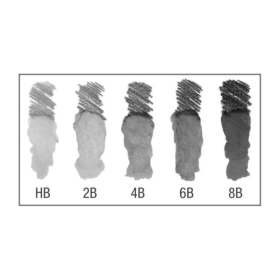Creioane Graphite Aquarelle - 4B -  din categoria , ideal pentru scoala si teme zilnice, alegere inspirata pentru papetarie moderna