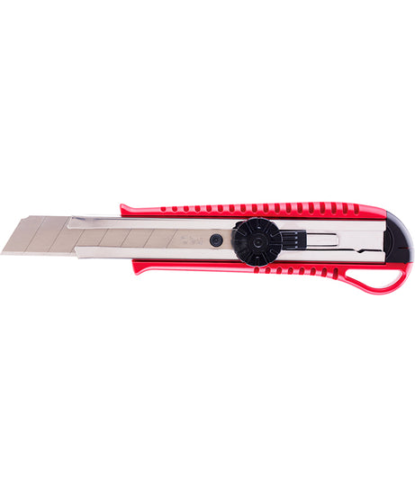 Cutter mare Deli cu șină metalică și lamă inox – culori asortate