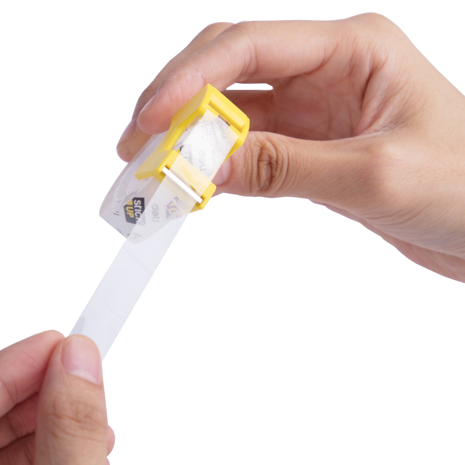 Dispenser cu banda adeziva invizible 2 x 12mm x 18.3 m Deli