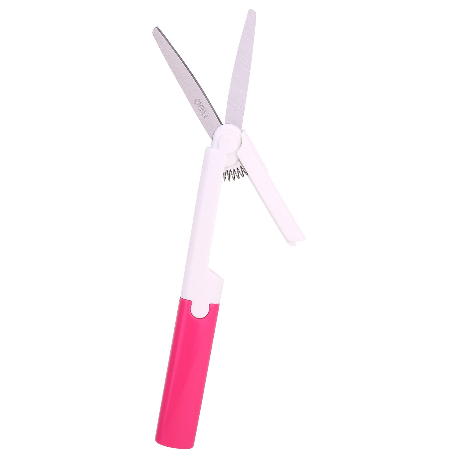 Foarfeca scolara portabila cu protectie Deli