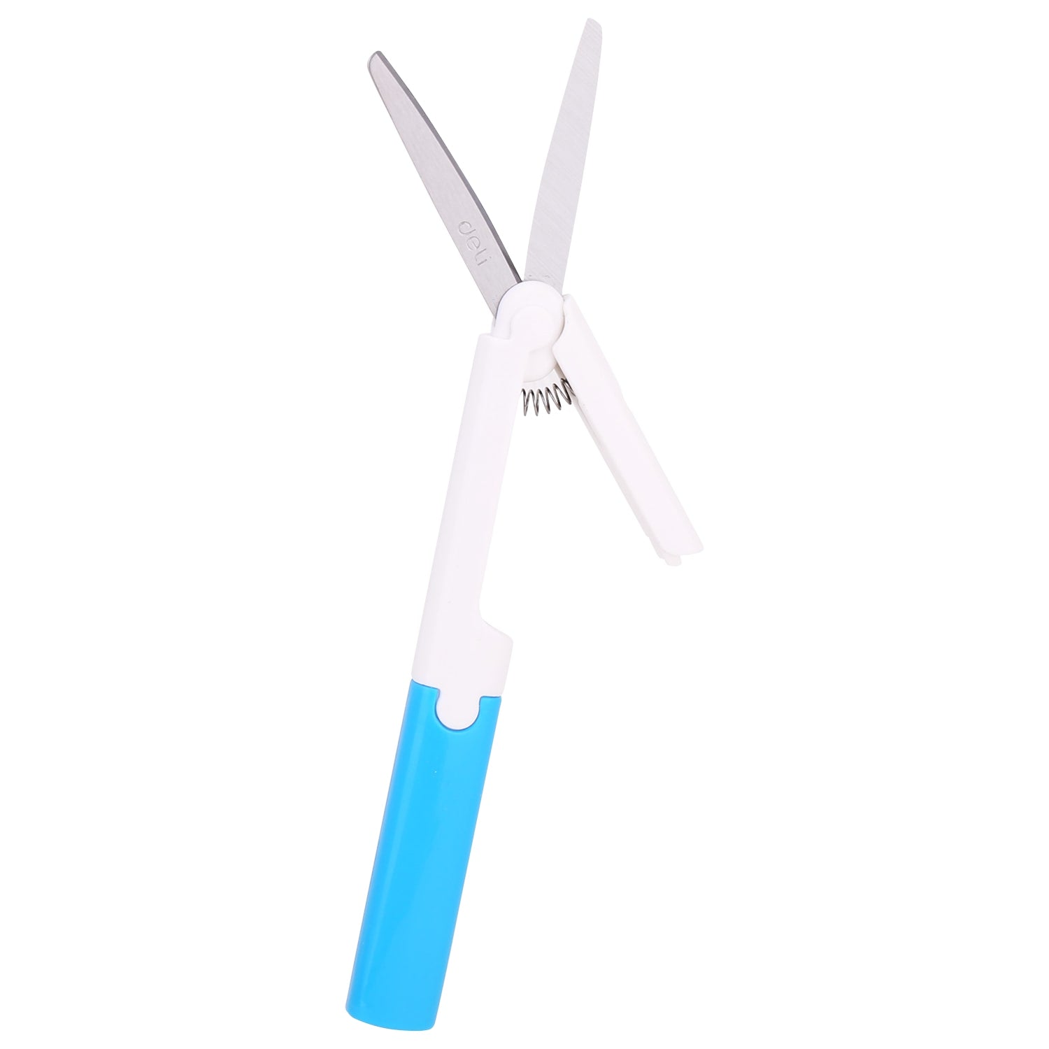 Foarfeca scolara portabila cu protectie Deli