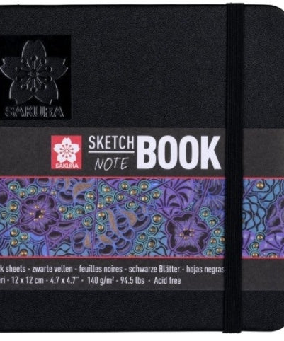 Sakura Sketch - Note black paper - 13x21 cm -  din categoria , ideal pentru scoala si teme zilnice, produs original disponibil din stoc