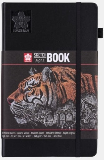 Sakura Sketch - Note black paper - 14.8x21 cm -  din categoria , excelent pentru proiecte artistice si craft, produs original disponibil din stoc