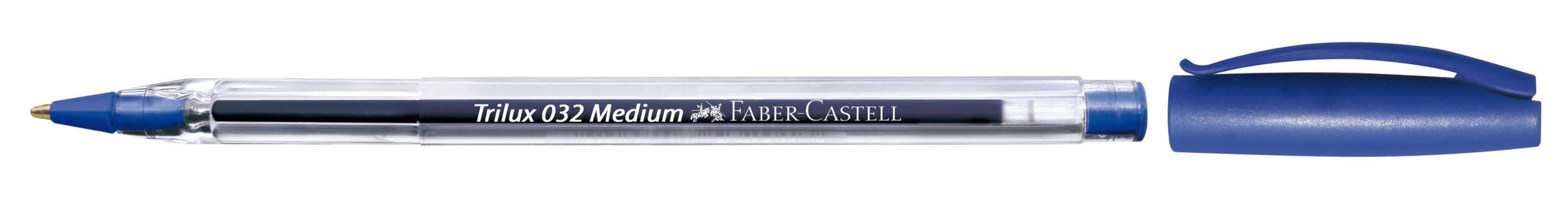 Pix 1.0 mm Trilux albastru/negru de unica folosinta 032M Faber-Castell