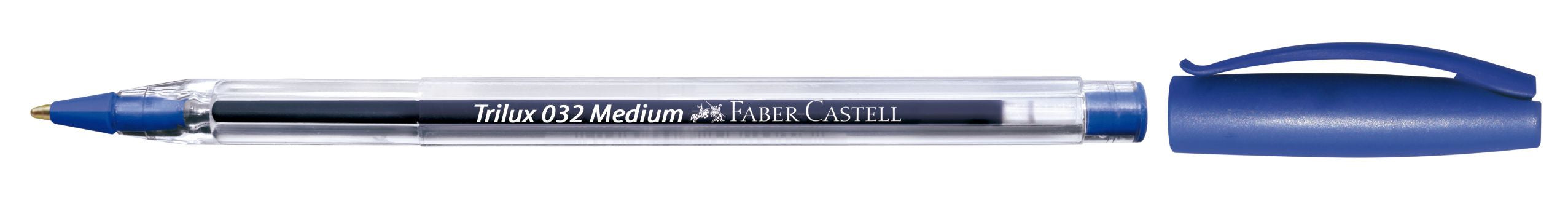 Pix 1.0 mm Trilux albastru/negru de unica folosinta 032M Faber-Castell