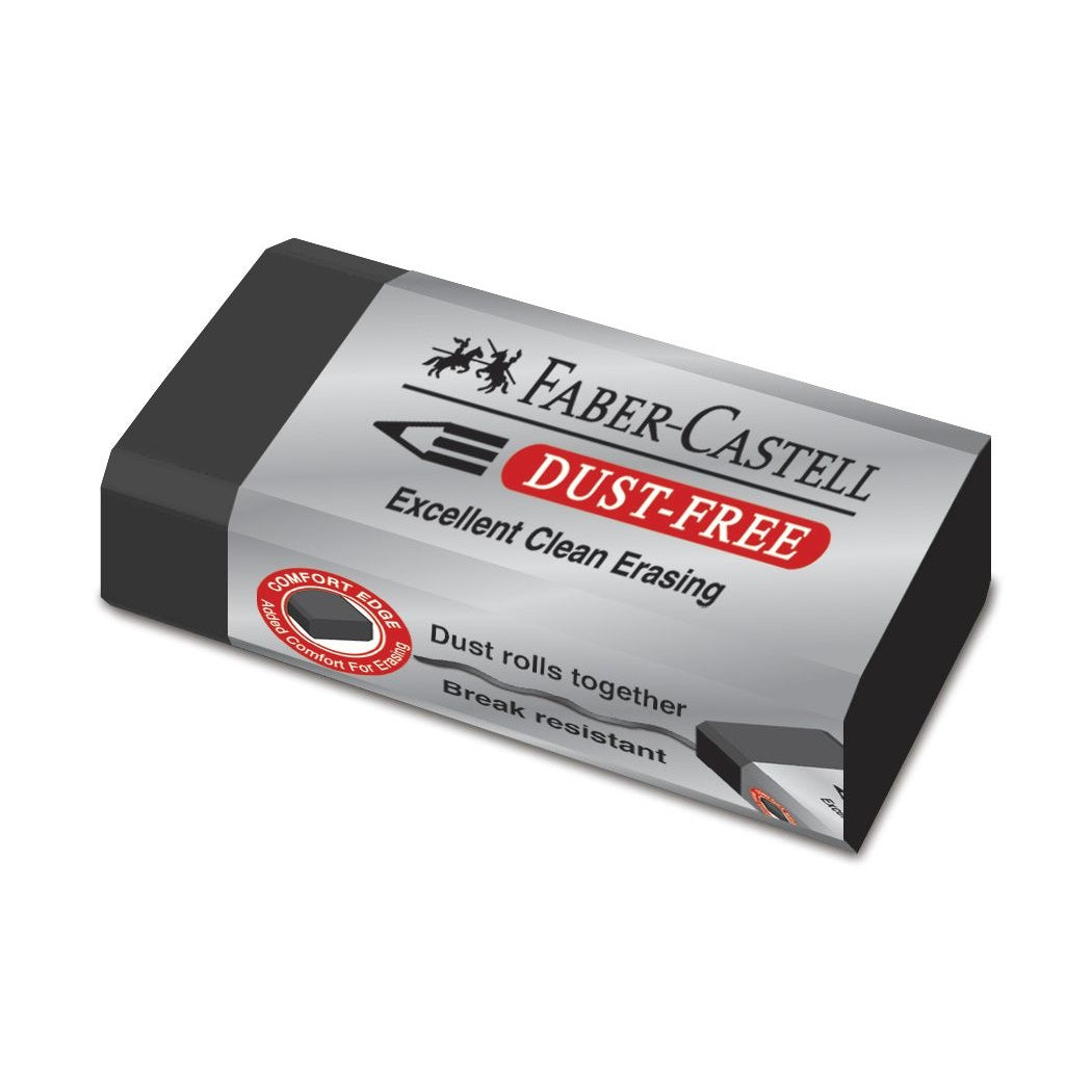 Radiera creion Dust Free Neagra Faber-Castell