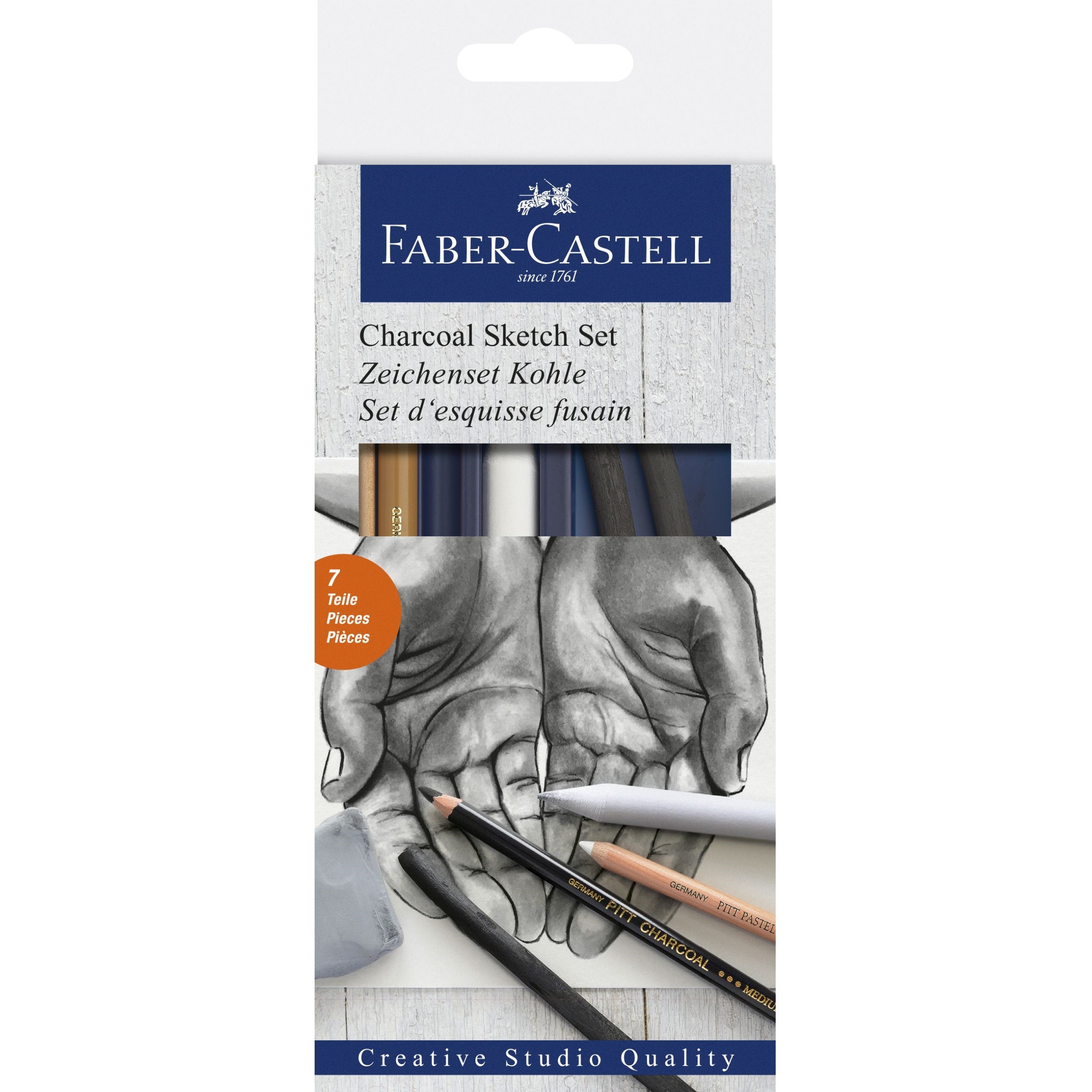 Set desen carbune Faber-Castell