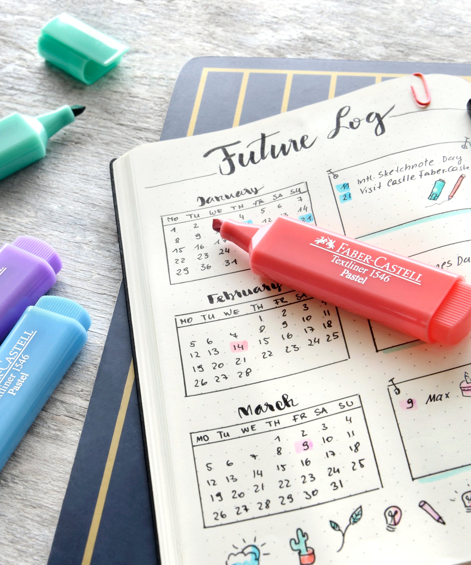 Textmarker Pastel - Caisa -  din categoria , excelent pentru proiecte artistice si craft, alegere inspirata pentru papetarie moderna