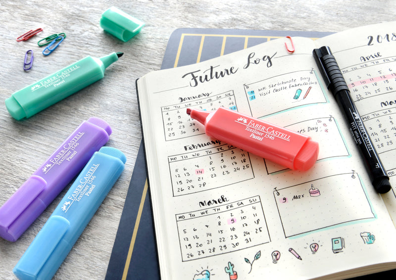 Textmarker Pastel - Caisa -  din categoria , excelent pentru proiecte artistice si craft, alegere inspirata pentru papetarie moderna