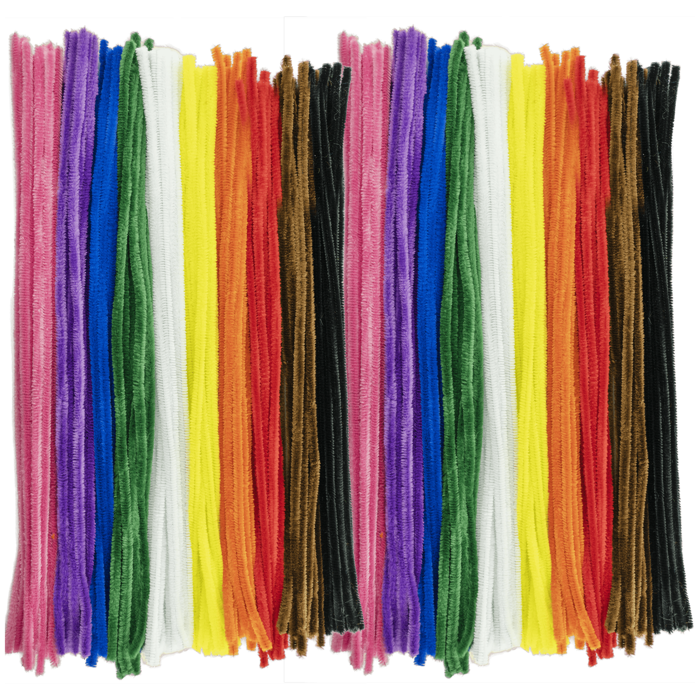 Sarma plusata Chenille diverse culori 8 mm x 50 cm set 10 buc