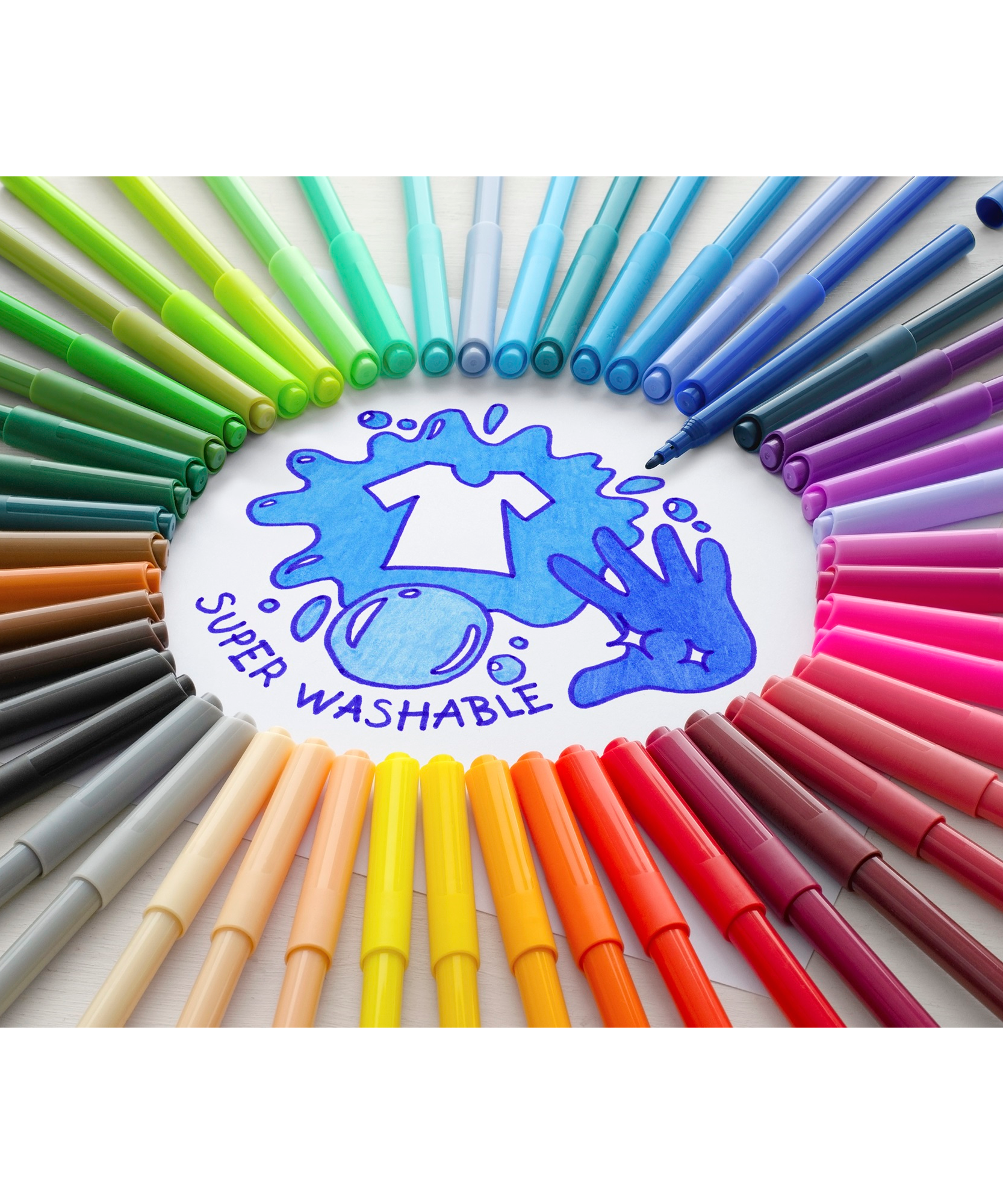 Carioca set 50 culori Faber-Castell