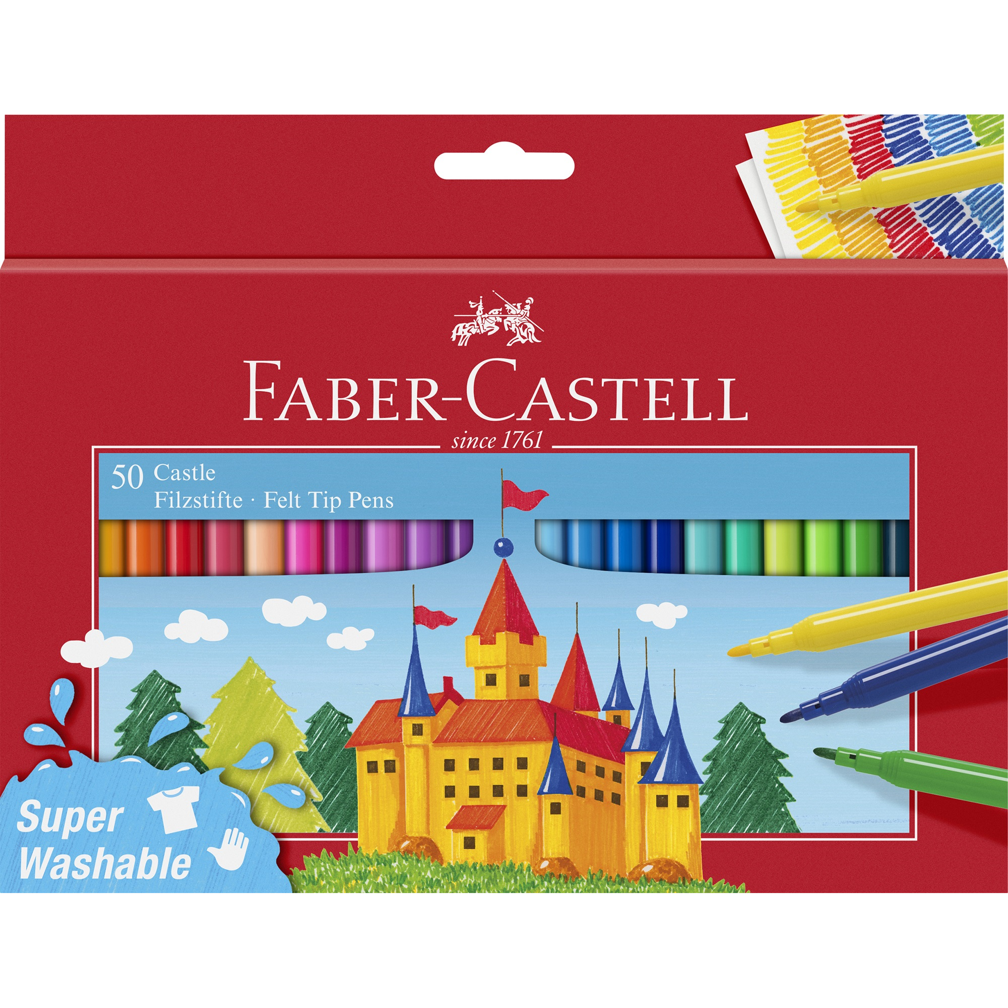 Carioca set 50 culori Faber-Castell
