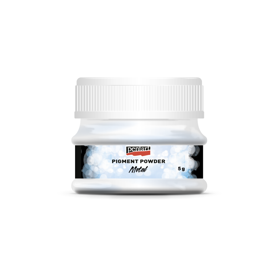 Pigment Powder Pentart 5Gr - Metal Silver