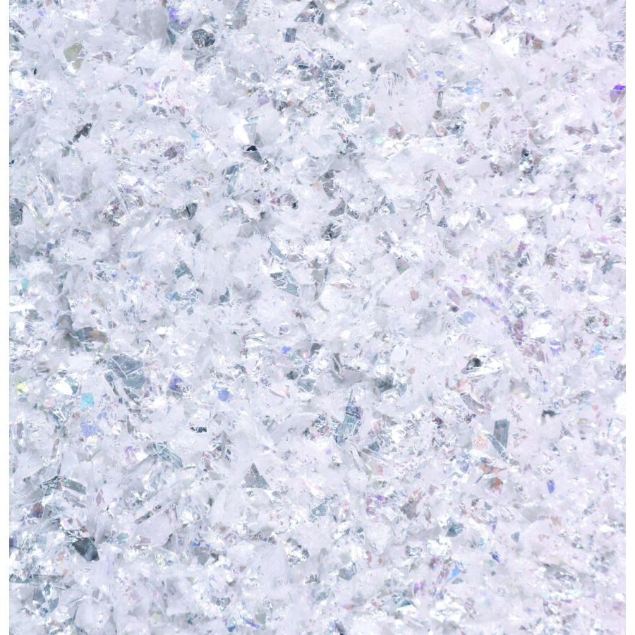 galaxy flakes mercury white