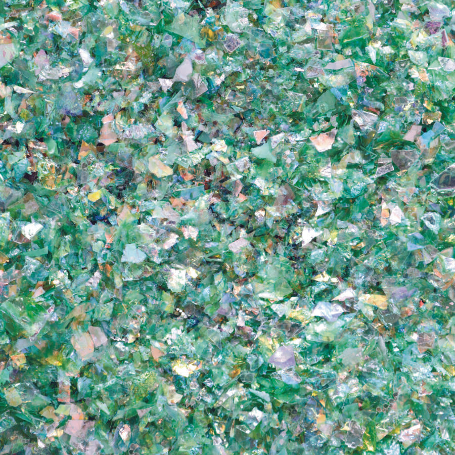 galaxy flakes earth green