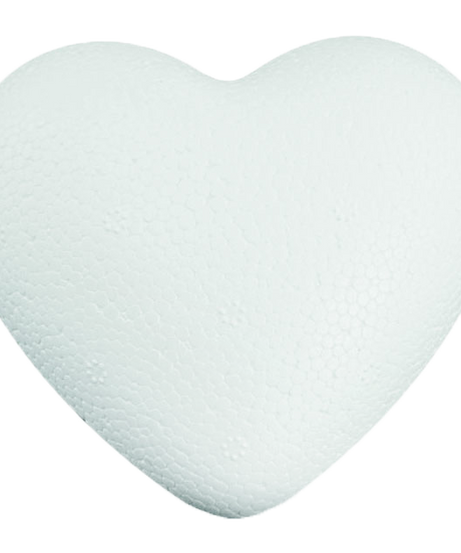 Inima din polistiren intreaga