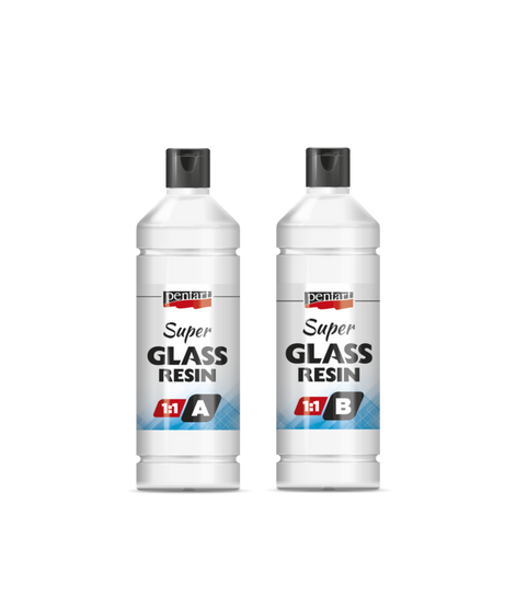 Rasina Super Glass Resin 1:1 - 125ML -  din categoria , excelent pentru proiecte artistice si craft, pret avantajos in magazin online