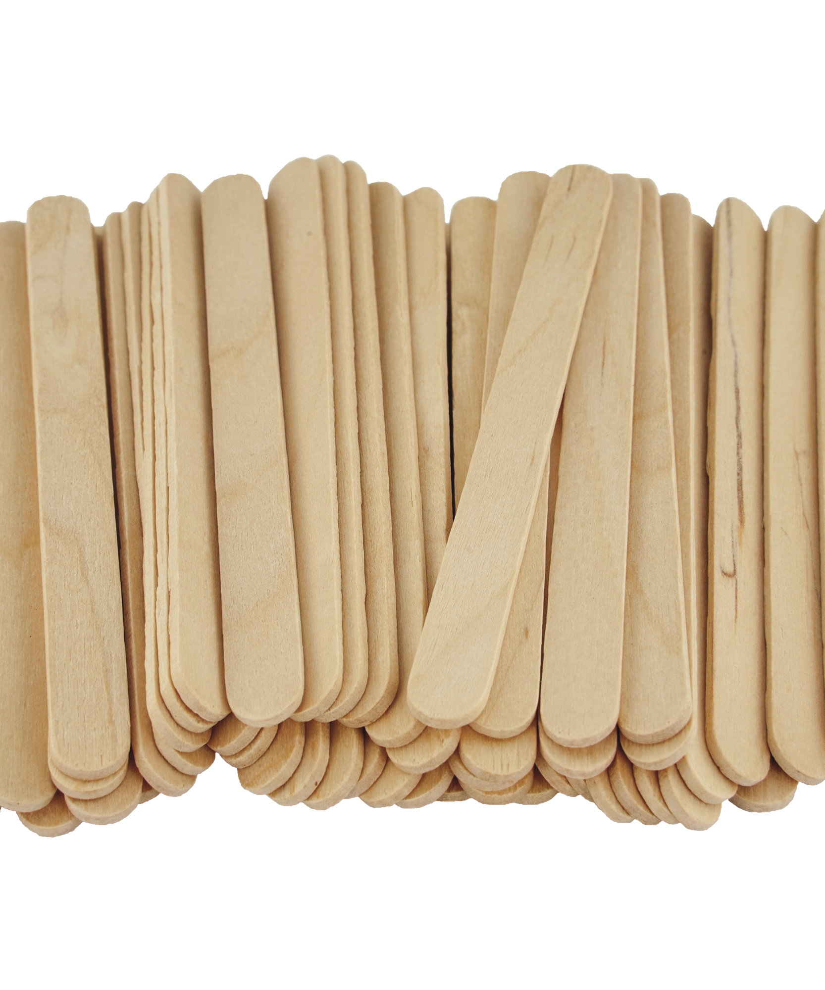 Bete din lemn natur craft set 50 buc
